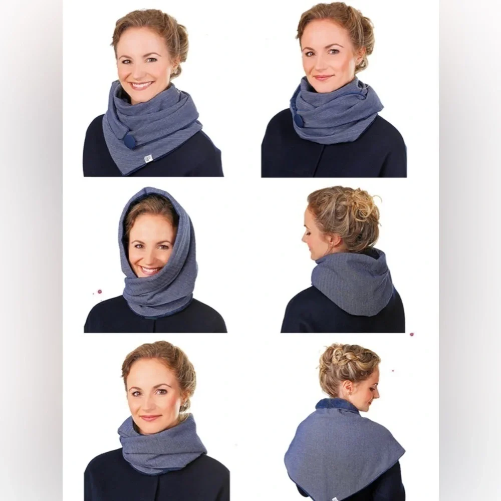Echo Wool Multi-Colored Triangular Shaped Scarf